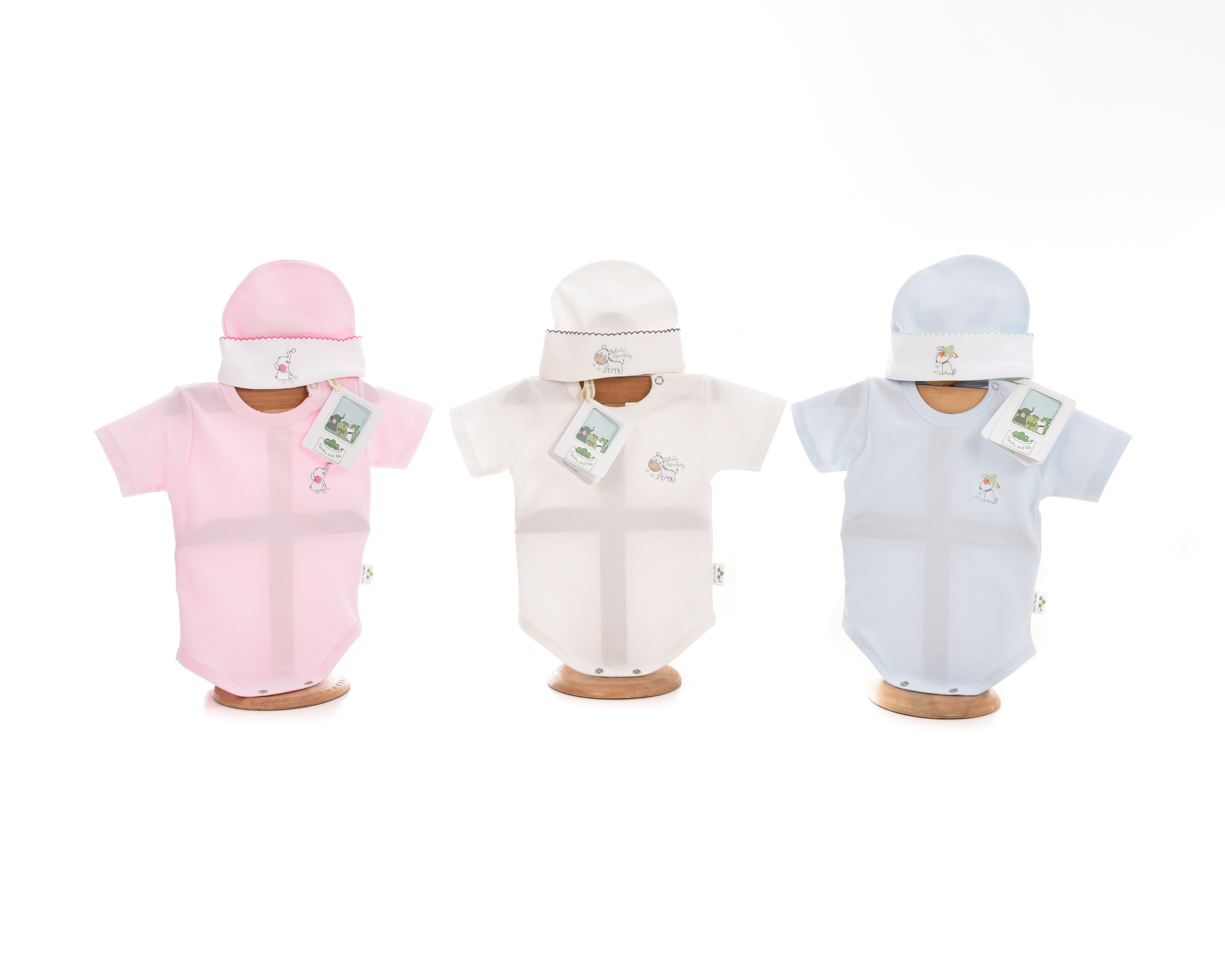 Baby Body with Embroidered Collar, Trains main image 0