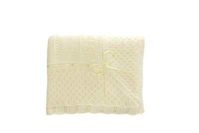 Heirloom Knit Blanket - Double side cover with Pima Cotton